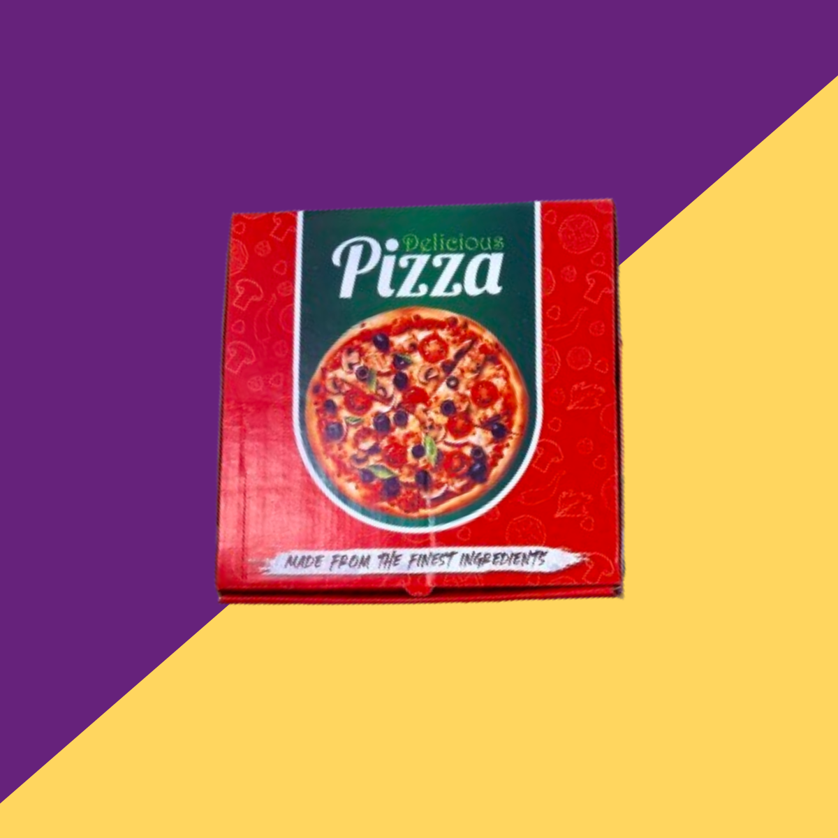 Printed Pizza Box for 9 inch and 10 inch Pizza