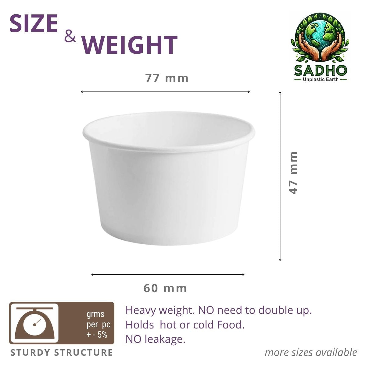 125 ml Food Paper Tumbler