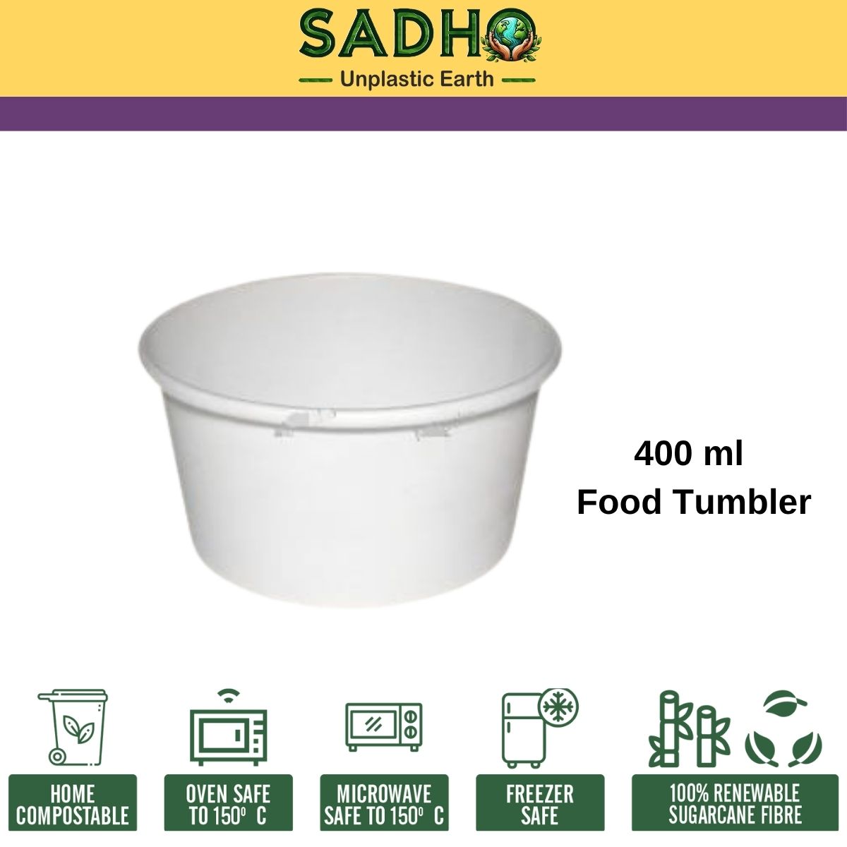400 ml Food Paper Tumbler