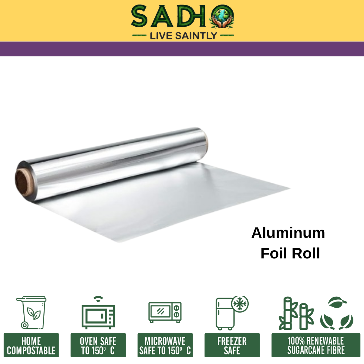 100mtr x 18inch Aluminum Foil Roll