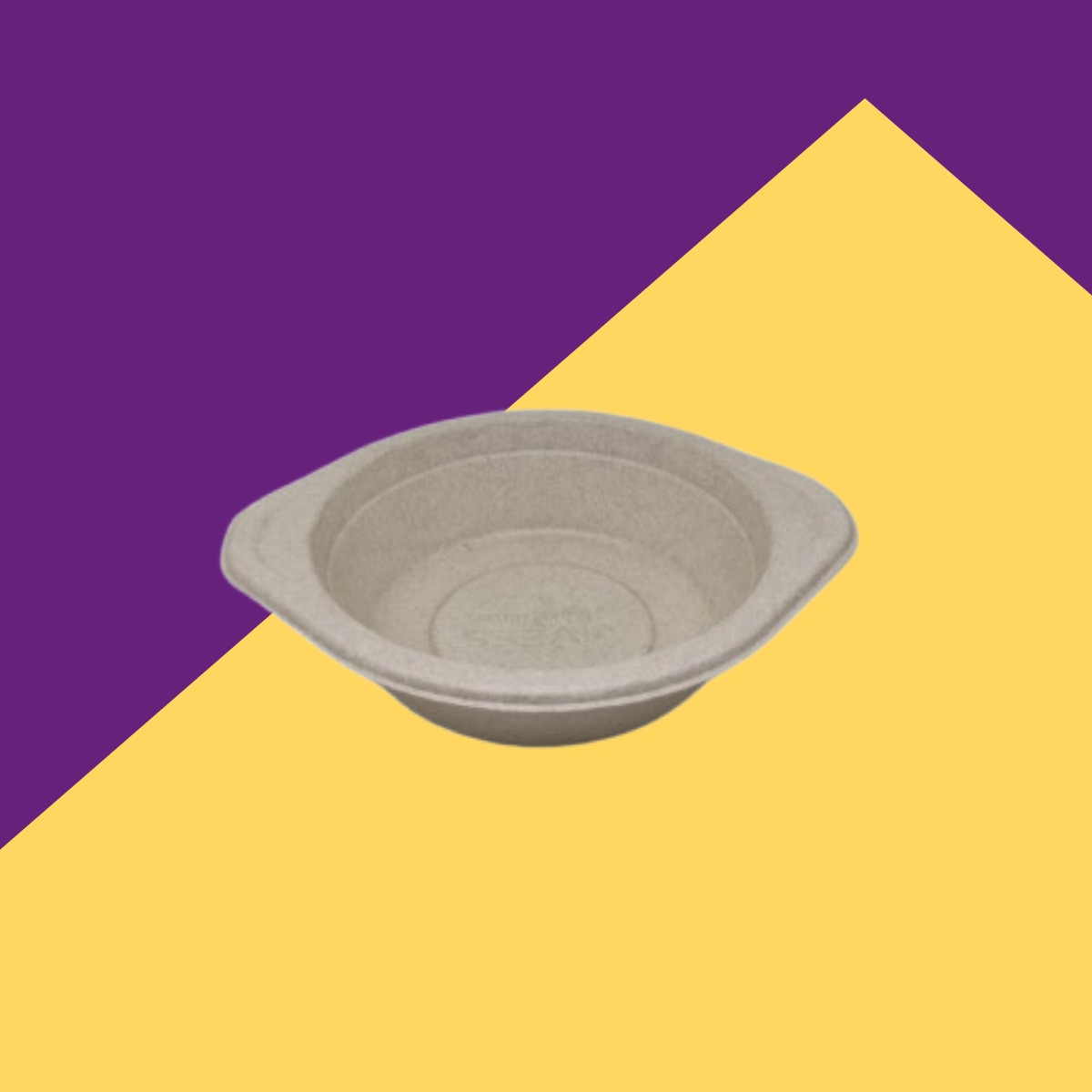 Salad Bowl (Round) Bagasse (Brown)