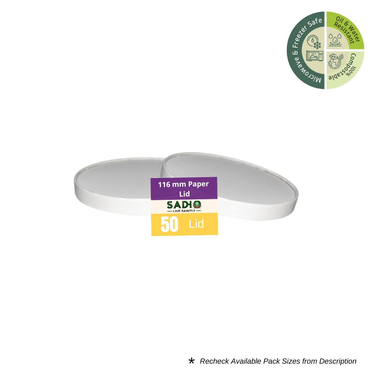 116 mm Top Food Tumbler - Paper Lid