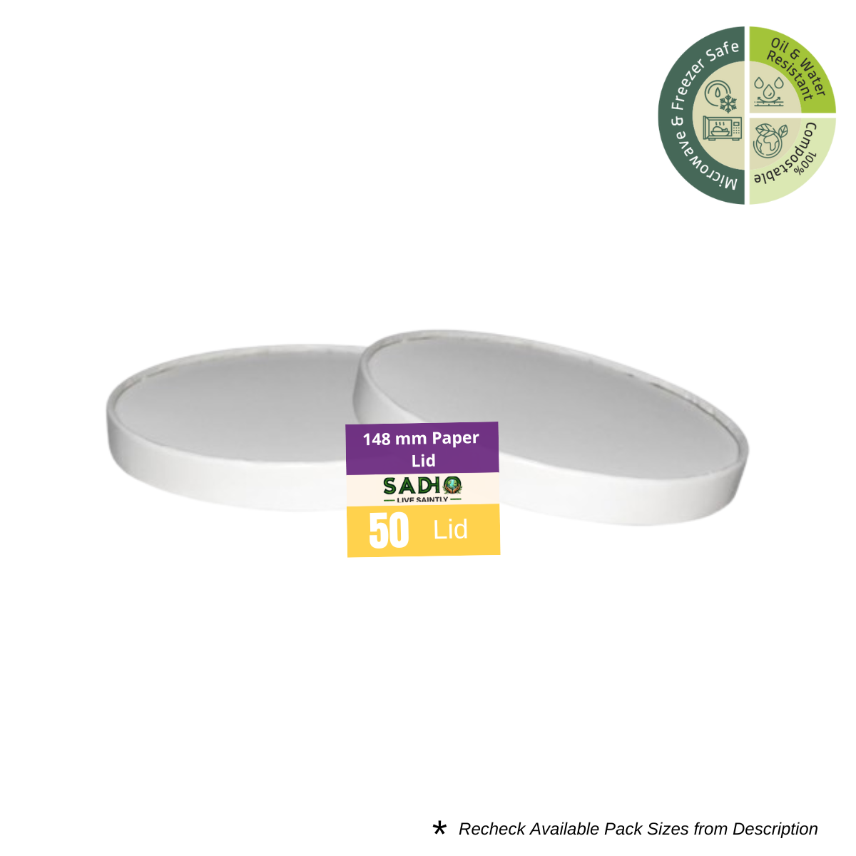 148 mm Top Food Tumbler - Paper Lid