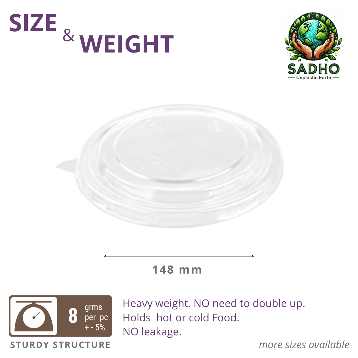 148 mm Top Food Tumbler - Pet Lid