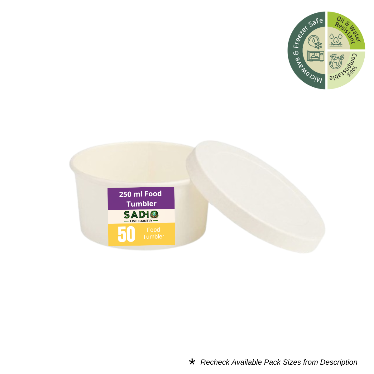 250 ml Food Paper Tumbler
