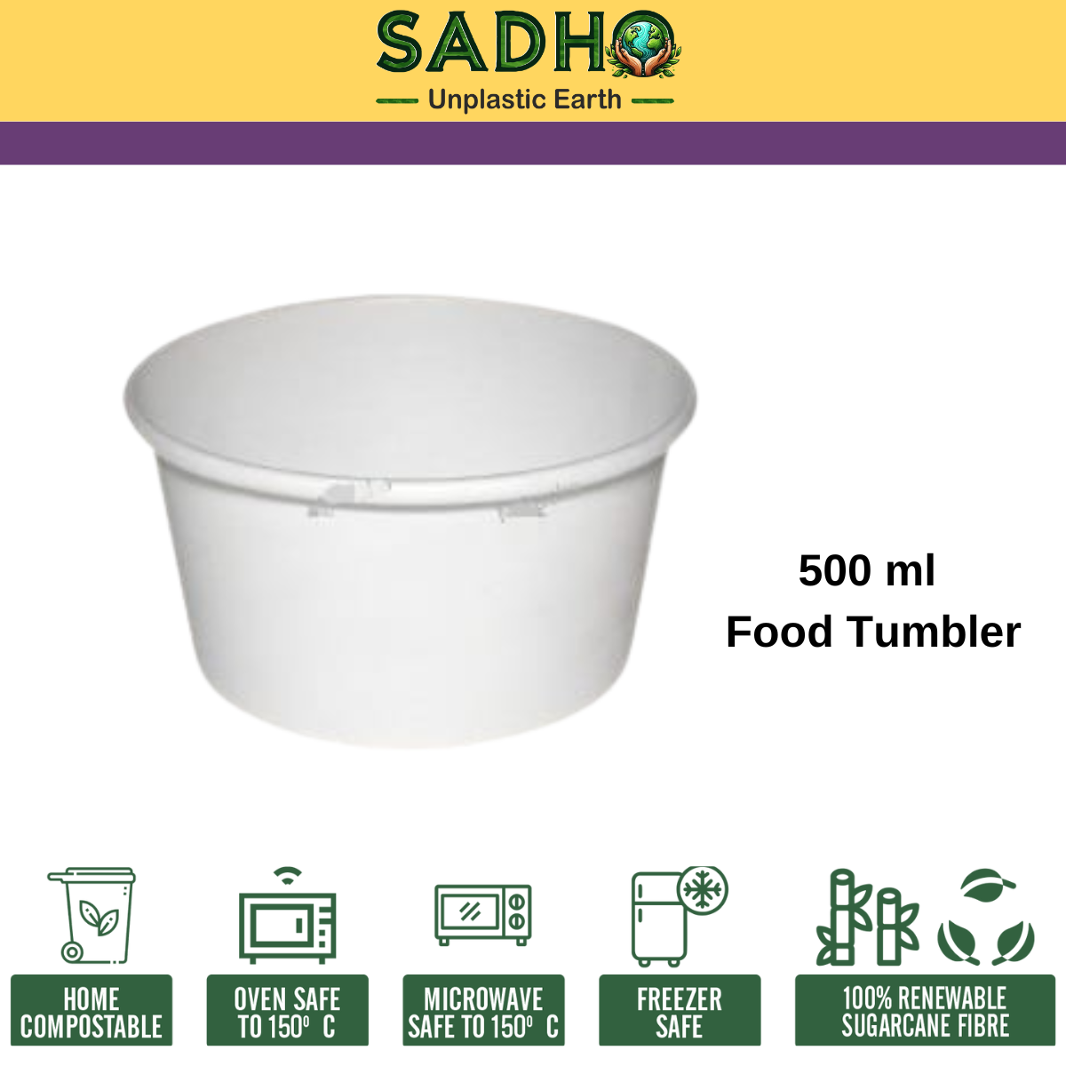 500 ml Food Paper Tumbler