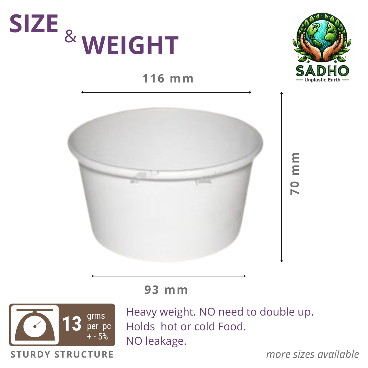 500 ml Food Paper Tumbler