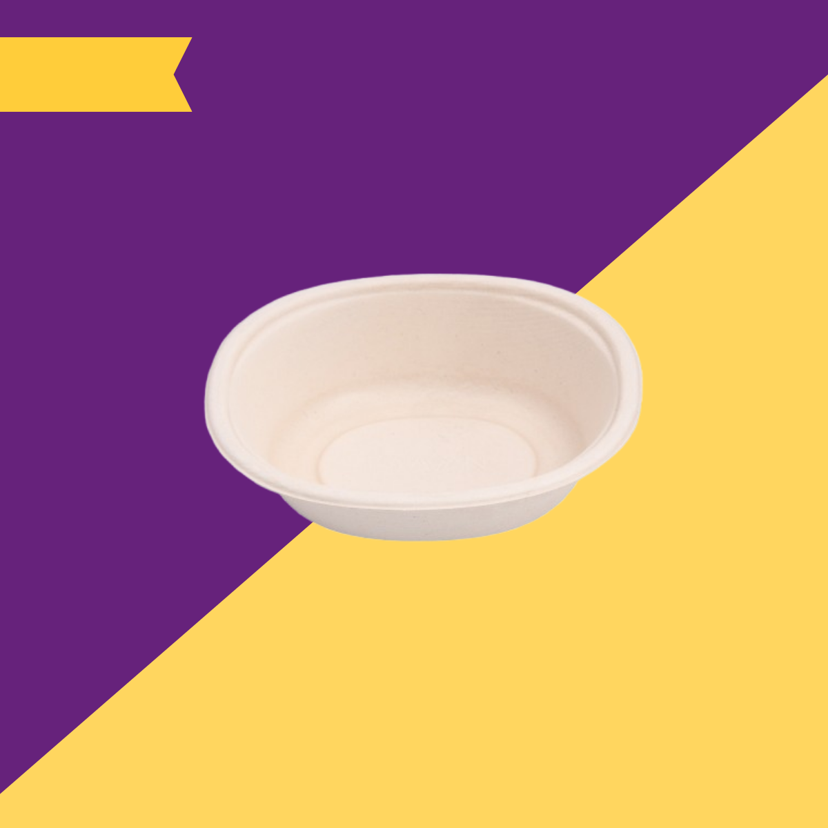 8.5oz (250 ml) bowls (Round) Bagasse (Brown)