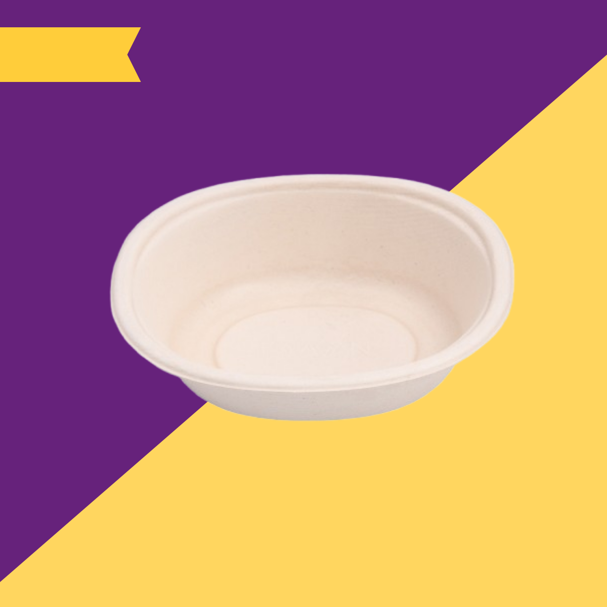 17oz (500 ml) bowls (Round) Bagasse (Brown)