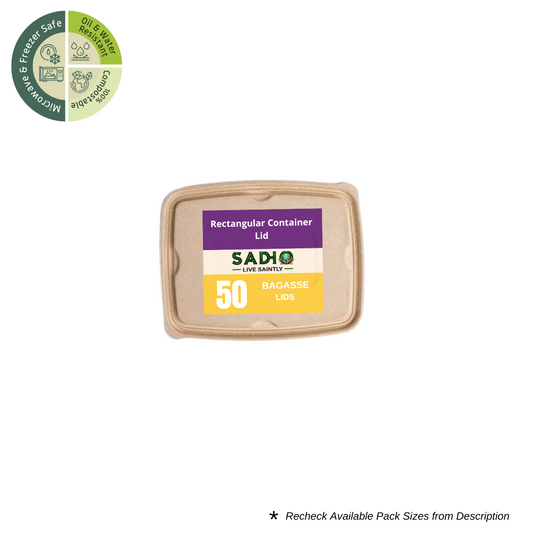 Common Lid for 750 and 1000 ml Container Bagasse (Brown)