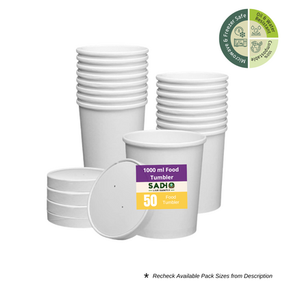 1000 ml Food Paper Tumbler