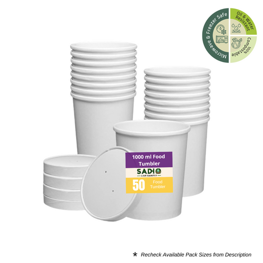 1000 ml Food Paper Tumbler