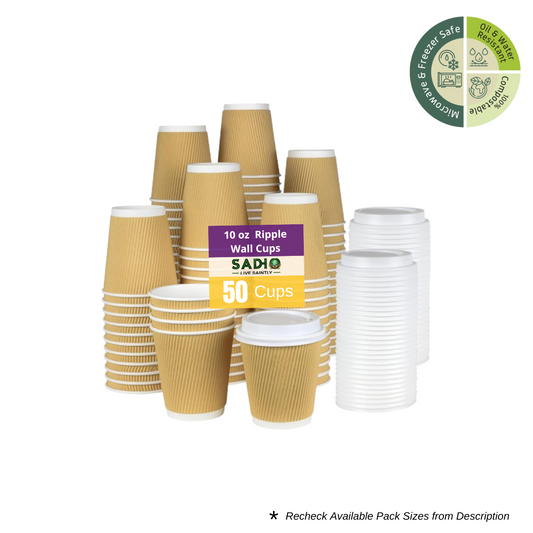 10oz (300 ml) Ripple Paper Cups