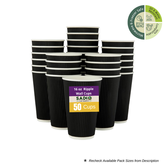 16oz (480 ml) Ripple Paper Cups