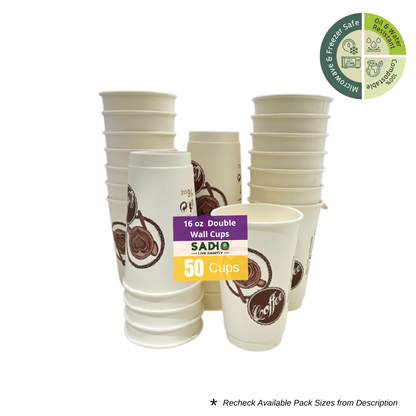 16oz (480 ml) Double Wall Paper Cups
