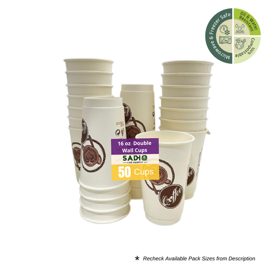 16oz (480 ml) Double Wall Paper Cups