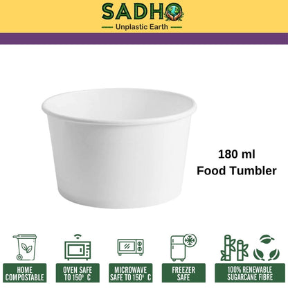 180 ml Food Paper Tumbler