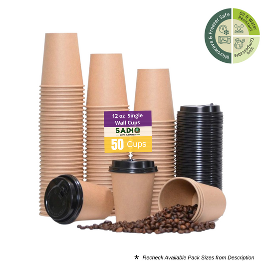 12oz (350 ml) Single Wall Paper Cups