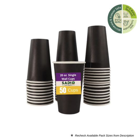 20oz (600 ml) Single Wall Paper Cups