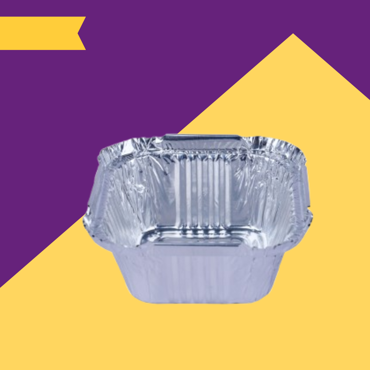 Sadho 120ml (4oz) Aluminium Foil Containers for Food Packing, Ovensafe Baking Containers, Food parcel boxes