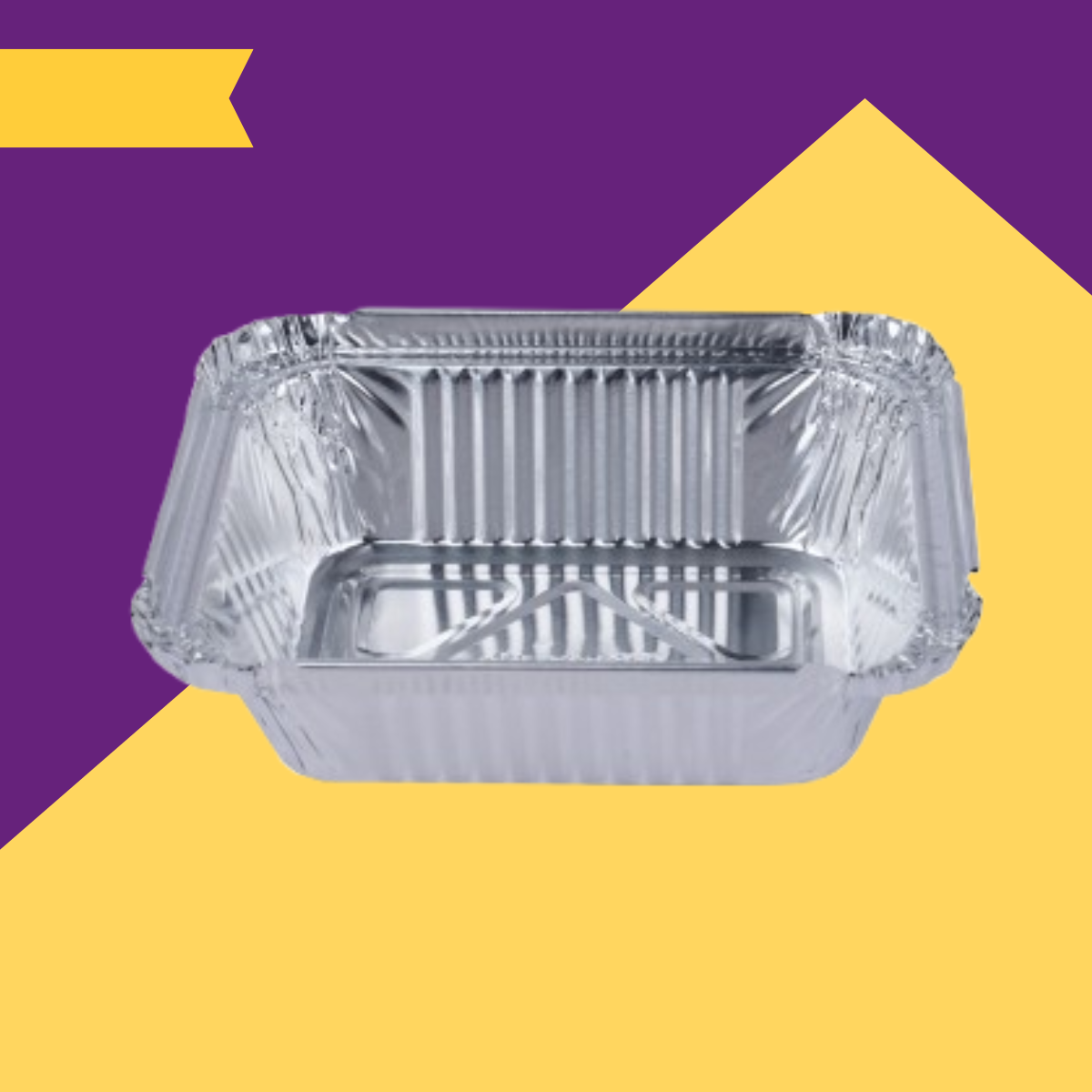 Sadho 450ml (15.2oz) Aluminium Foil Containers for Food Packing, Ovensafe Baking Containers, Food parcel boxes