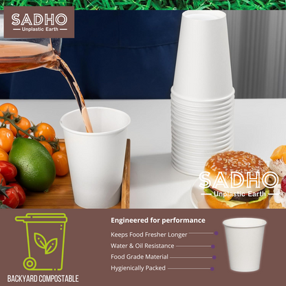 10oz (300 ml) Single Wall Paper Cups