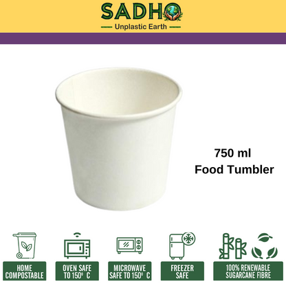 750 ml Food Paper Tumbler