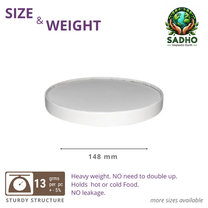 148 mm Top Food Tumbler - Paper Lid